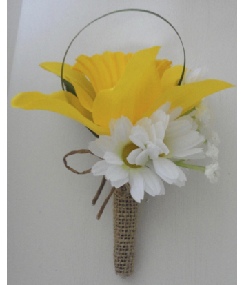 Daffodil & Daisy Buttonhole